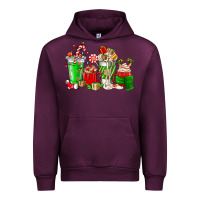 Mauve Wine Christmas coffee cup Urban Hoodie - NancyCooperArtShop