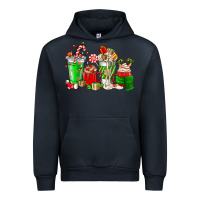 Navy Christmas coffee cup Urban Hoodie - NancyCooperArtShop
