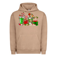 Pigment Burro Christmas coffee cup Urban Hoodie - NancyCooperArtShop