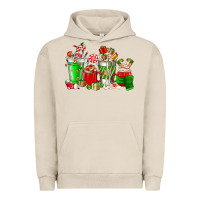 Pigment French Oak Christmas coffee cup Urban Hoodie - NancyCooperArtShop