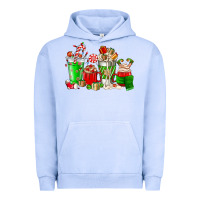 Pigment Grape Ice Christmas coffee cup Urban Hoodie - NancyCooperArtShop