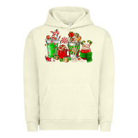 Pigment Pistachio Christmas coffee cup Urban Hoodie - NancyCooperArtShop