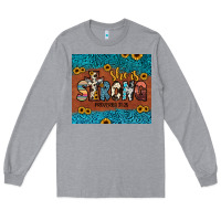 Heather Grey she is strong Long Sleeve Tee - JahusDesignShop