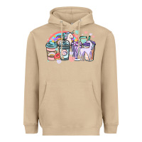 Mushroom unicorn coffee cups Heavyweight Hoodie - NancyCooperArtShop