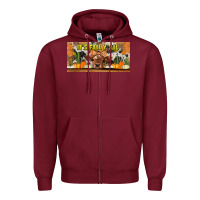 Burgundy it's fall y'all cow Zipper Hoodie - Jasminsmagicworld