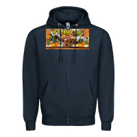 Navy it's fall y'all cow Zipper Hoodie - Jasminsmagicworld