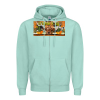 Seafoam it's fall y'all cow Zipper Hoodie - Jasminsmagicworld