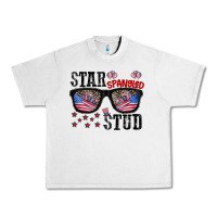 Lunar Rock star spangled stup Urban Heavy Tee - CowhideDigitalArt
