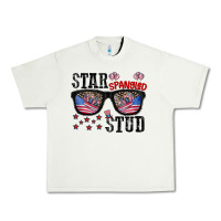 Pistachio star spangled stup Urban Heavy Tee - CowhideDigitalArt