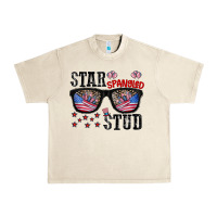 Sandshell star spangled stup Urban Heavy Tee - CowhideDigitalArt
