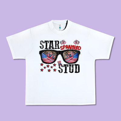 Star Spangled Stup Urban Heavy Tee Designed By Cowhidedigitalart