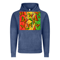 Vintage Denim juneteenth butterfly Vintage Hoodie - Zillion Design Studio