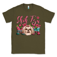 Army Green love shih tzus Classic Tee - JahusDesignShop