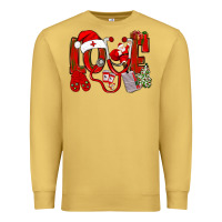 Antique Gold christmas love nurse Premium Sweatshirt - NancyCooperArtShop