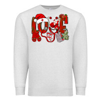 Oatmeal Heather christmas love nurse Premium Sweatshirt - NancyCooperArtShop