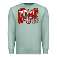 Seafoam christmas love nurse Premium Sweatshirt - NancyCooperArtShop