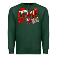 Sports Green christmas love nurse Premium Sweatshirt - NancyCooperArtShop