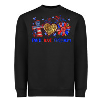Black faith love freedom Heavyweight Sweatshirt - Neo Western