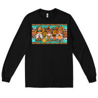 Black western fall gnomes sippy cup Long Sleeve Tee - Artiststas