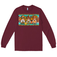 Burgundy western fall gnomes sippy cup Long Sleeve Tee - Artiststas