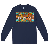 Navy western fall gnomes sippy cup Long Sleeve Tee - Artiststas