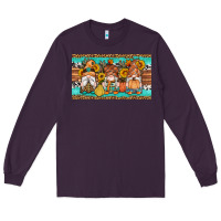 Plum western fall gnomes sippy cup Long Sleeve Tee - Artiststas