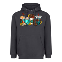 Smoke western coffee cups Heavyweight Hoodie - NancyCooperArtShop