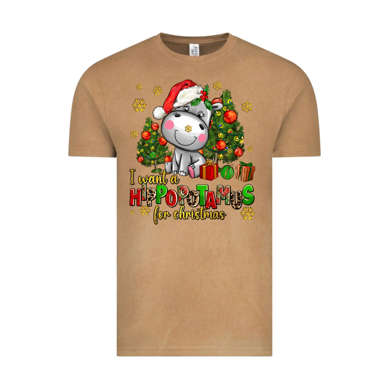 I Want A Hippopotamus For Christmas Vintage Tee by AdoDesignShop | Teevron