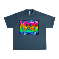 Midnight Navy lgbtq gender gay symbol Urban Heavy Tee - HRA Design Shop