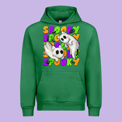 Spooky With Ghost Cats Urban Hoodie Designed By Texasbilliewilder