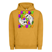 Pigment Peanut Butter Spooky with Ghost Cats Urban Hoodie - texasbilliewilder