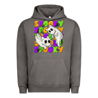 Pigment Tornado Spooky with Ghost Cats Urban Hoodie - texasbilliewilder