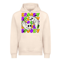 Sandshell Spooky with Ghost Cats Urban Hoodie - texasbilliewilder