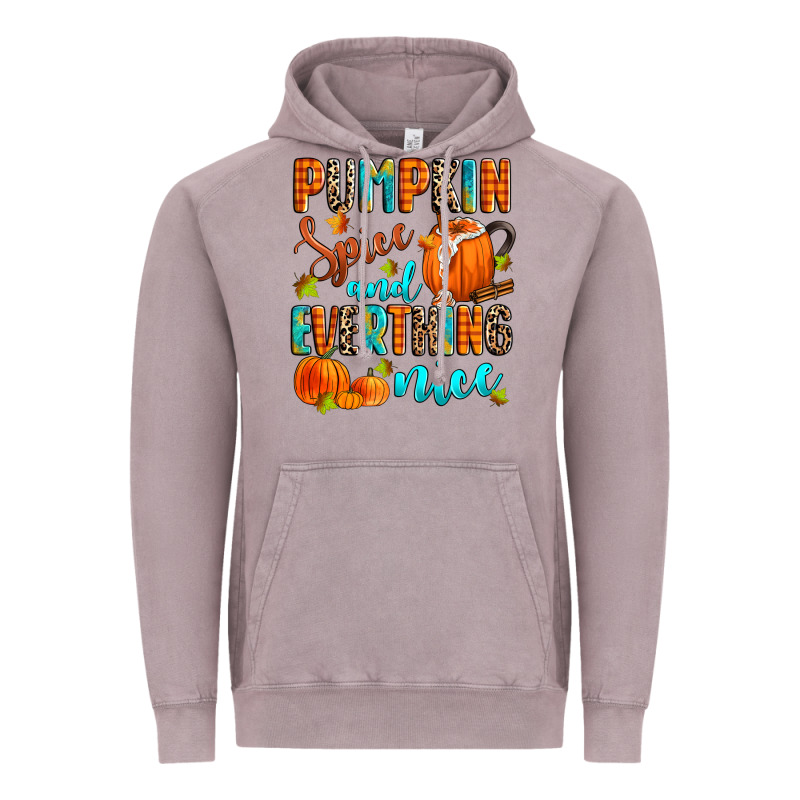 Pumpkin Spice And Everthing Nice Vintage Hoodie by Zillion Design Studio | Teevron