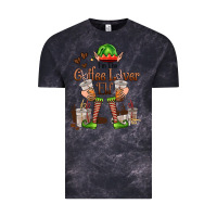 Cloud Black im the coffee lover elf Vintage Tee - FaDigitalArtStudio