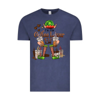 Vintage Denim im the coffee lover elf Vintage Tee - FaDigitalArtStudio