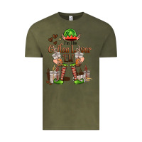 Vintage Olive im the coffee lover elf Vintage Tee - FaDigitalArtStudio