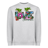 Heather Grey love summer Heavyweight Sweatshirt - SublimationCraftShop