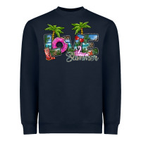 Navy love summer Heavyweight Sweatshirt - SublimationCraftShop