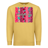 Antique Gold valentines day brushstroke background brushstroke Premium Sweatshirt - NancyCooperArtShop