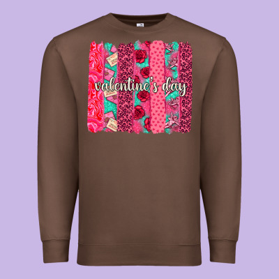 Valentines Day Brushstroke Background Brushstroke Premium Sweatshirt Designed By Nancycooperartshop