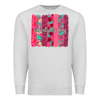 Dove Grey valentines day brushstroke background brushstroke Premium Sweatshirt - NancyCooperArtShop
