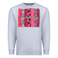 Heather Grey valentines day brushstroke background brushstroke Premium Sweatshirt - NancyCooperArtShop