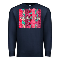 Navy valentines day brushstroke background brushstroke Premium Sweatshirt - NancyCooperArtShop