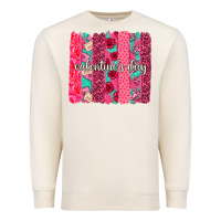 Sandshell valentines day brushstroke background brushstroke Premium Sweatshirt - NancyCooperArtShop