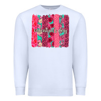 White valentines day brushstroke background brushstroke Premium Sweatshirt - NancyCooperArtShop