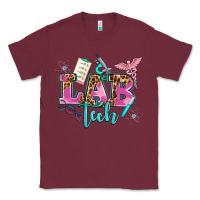 Burgundy lab tech Classic Tee - AdoDesignShop