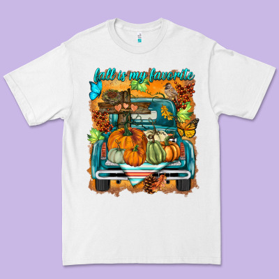 Fall Is My Favorite Premium Tee Designed By Barkaloodesign