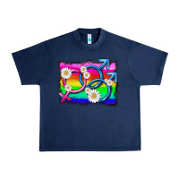 Navy lgbtq gender bisexuality symbol Urban Heavy Tee - HRA Design Shop
