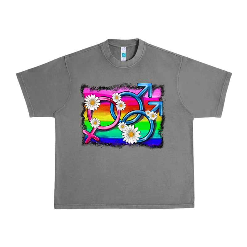 Lgbtq Gender Bisexuality Symbol Urban Heavy Tee by HRA Design Shop | Teevron